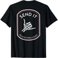 thumbnail image 1 of Send It No Victory Without Sacrifice Motivational Graphic Unisex T-Shirt, S-5XL, 1 of 2