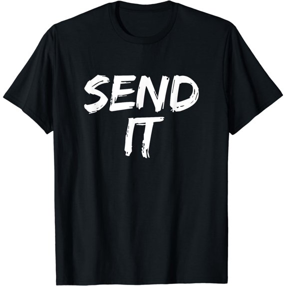Send It Snowmobile Dirt Bike Fan T-Shirt Gift T-Shirt