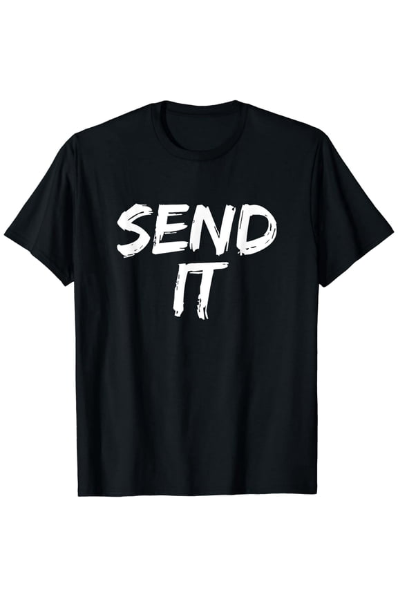 Send It Snowmobile Dirt Bike Fan T-Shirt Gift T-Shirt