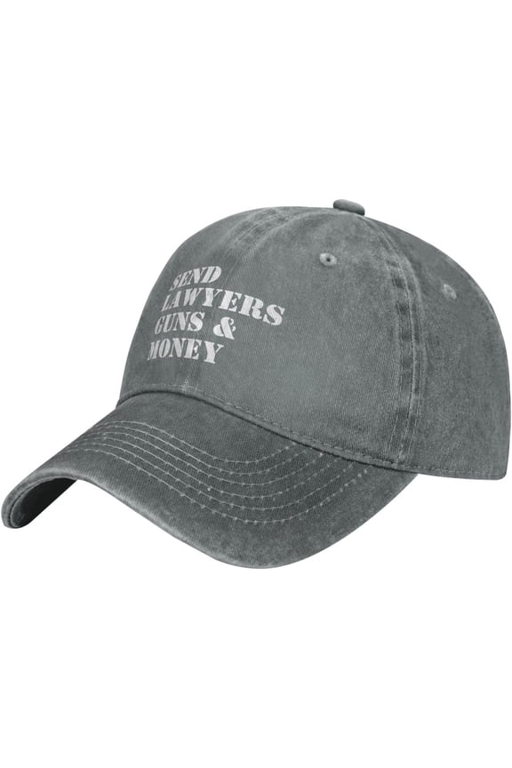 Send Lawyers Guns and Money Hat for Men Women Adjustable Baseball Cap Dad Truck Hat