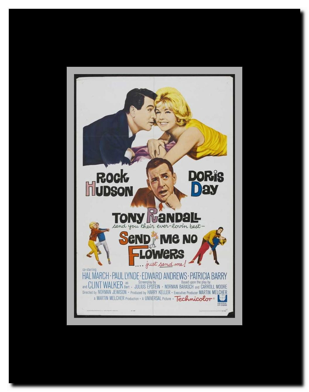 Send Me No Flowers Framed Movie Poster