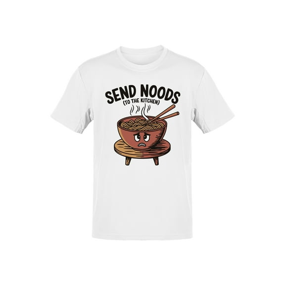 Send Noods Funny Ramen Art Men's T-shirt