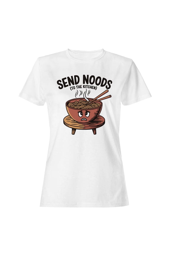 Send Noods Funny Ramen Art Women's T-shirt