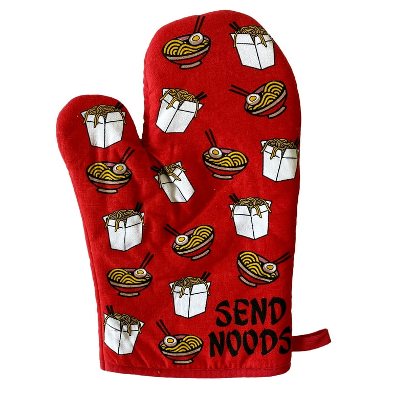Miso Cute Oven Mitt Funny Cute Japanesse Soup Novelty Kitchen Pot Holder (Oven Mitts)