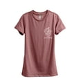 thumbnail image 1 of Send Noods Women's Fashion Relaxed T-Shirt Tee Heather Rouge X-Large, 1 of 3