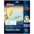 thumbnail image 1 of Send & Reply Piggyback Labels, 1-5/8"x4" Outer-1"x3" Inner, 240 Labels, 1 of 7