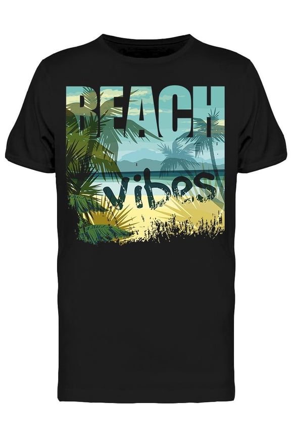 Send You A Beach Vibes T-Shirt Men -Image by Shutterstock, Male Large
