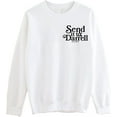 thumbnail image 1 of Send it to Darrell Crewneck Sweatshirt - Lala Ke.nt Sweatshirt; Vander.pump Rules Sweater, 1 of 6