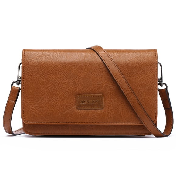 Sendefn Crossbody Bags For Women,Wallet Phone Purse Shoulder handbags Multi-Function Small RFID Clutch Card Holder