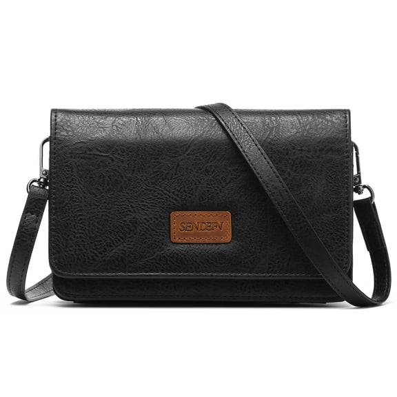 Sendefn Crossbody Bags For Women,Wallet Phone Purse Shoulder handbags Multi-Function Small RFID Clutch Card Holder