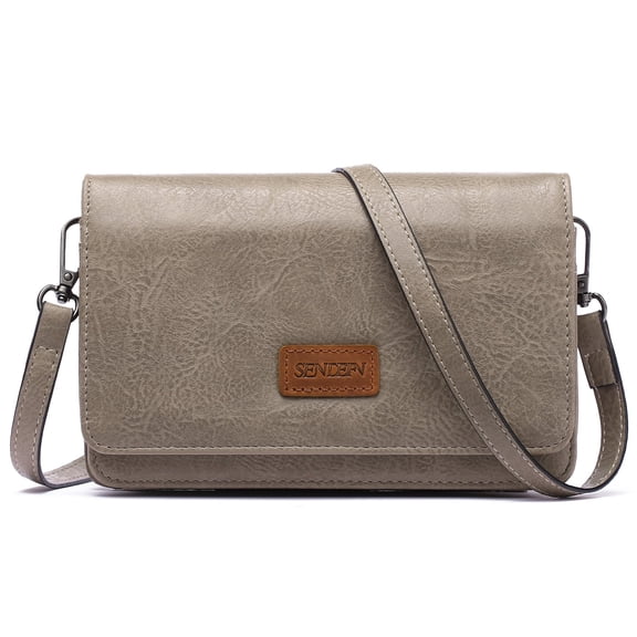 Sendefn Crossbody Bags For Women,Wallet Phone Purse Shoulder handbags Multi-Function Small RFID Clutch Card Holder