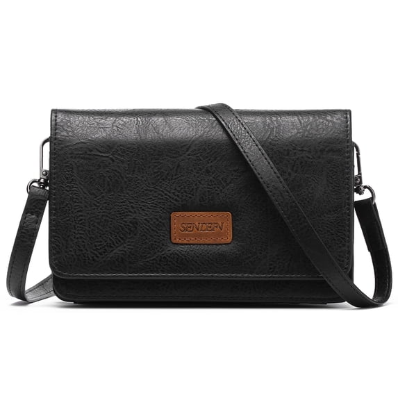 Sendefn Crossbody Bags For Women,Wallet Phone Purse Shoulder handbags Multi-Function Small RFID Clutch Card Holder