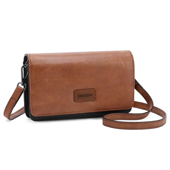 Sendefn Crossbody Bags For Women,Wallet Phone Purse Shoulder handbags Multi-Function Small RFID Clutch Card Holder