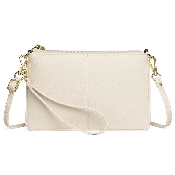 Sendefn Leather Wristlet Clutch Small Women Crossbody Shoulder Bag Wallet Purses RIFD Card Slots