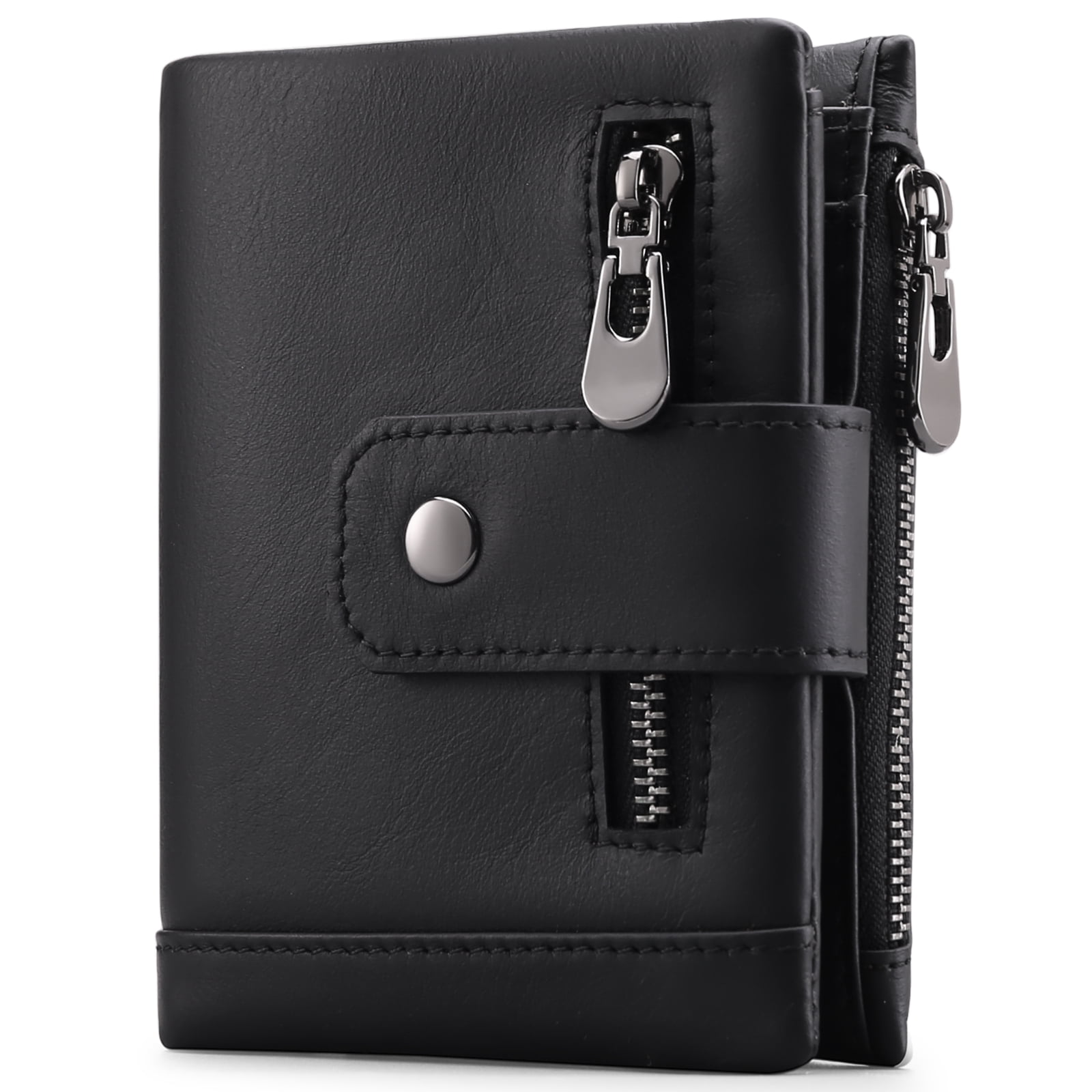 Sendefn Men's Bifold Wallet with RFID Blocking, Genuine Leather Wallet ...