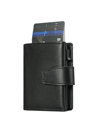 Buy MADSKIN Mens Wallet with Coin Pocket and Card Holder Black at