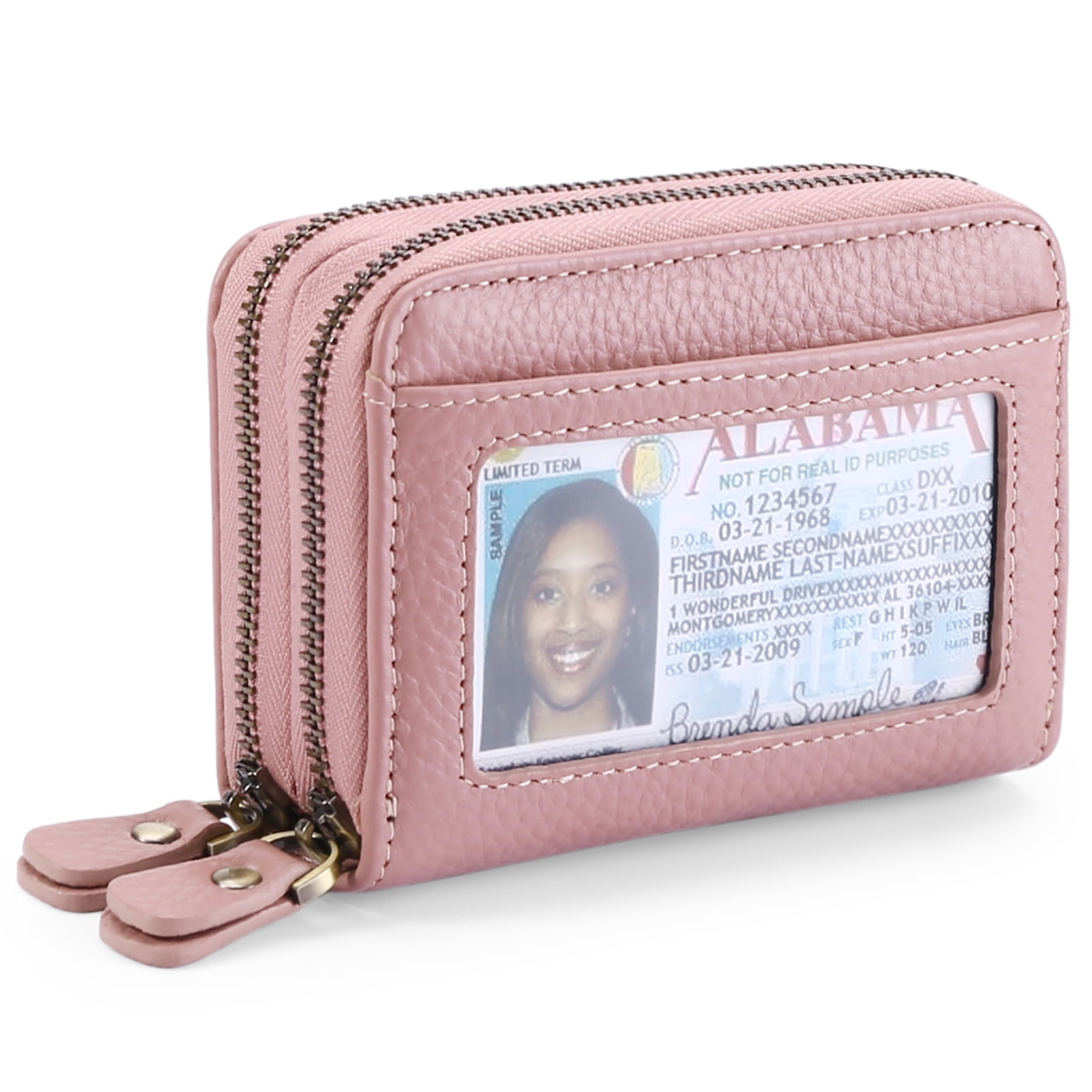 Sendefn Small Genuine Leather Wallet for Women, RFID Blocking Credit ...