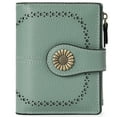 thumbnail image 1 of Sendefn Small Women Wallet Genuine Leather Bifold Purse RFID Blocking Card Holder, 1 of 6