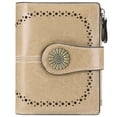thumbnail image 1 of Sendefn Small Women Wallet Genuine Leather Bifold Purse RFID Blocking Card Holder, 1 of 7