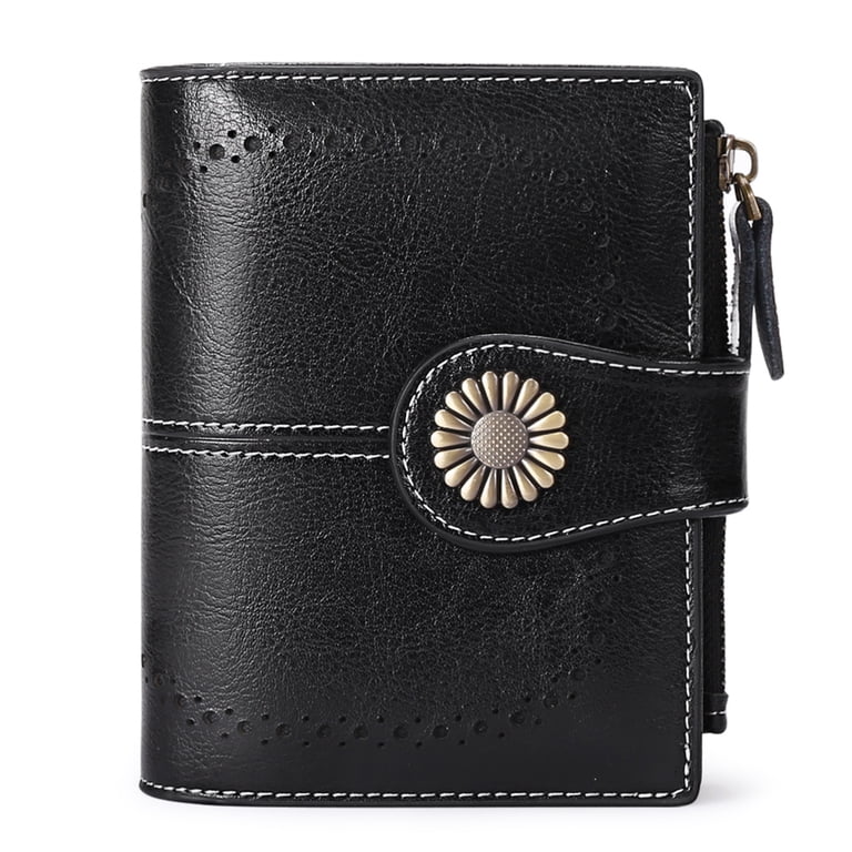 Genuinine SENDEFN, Wallet, Small Women Wallet, Genuine Leather, RFID Blocking ...