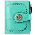 thumbnail image 1 of Sendefn Small Women Wallet Genuine Leather Bifold Purse RFID Blocking Card Holder, 1 of 7