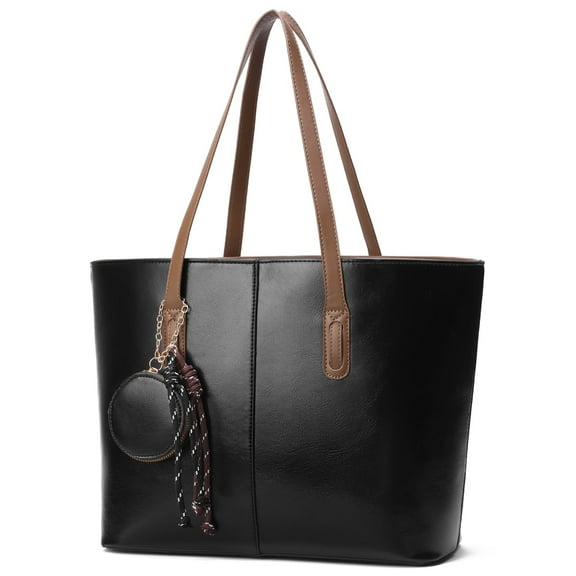 SENDEFN Tote Bags with Zipper Leather Purses and Handbags for Women Large Hobo Shoulder Bag