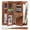 Beige & Brown, variant on Sendefn Wallets for Women Genuine Leather Credit Card Holder with RFID Blocking Large Capacity Wristlet
