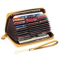 thumbnail image 1 of Sendefn Womens Wristlet Wallet RFID Blocking Leather Credit Card Holder Phone Clutch Purse, 1 of 7