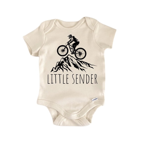 Sender Mountain Bike Newborn Baby Bodysuit