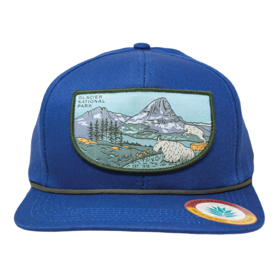 Sendero Provisions Co. Glacier National Park Adjustable Snapback Hat