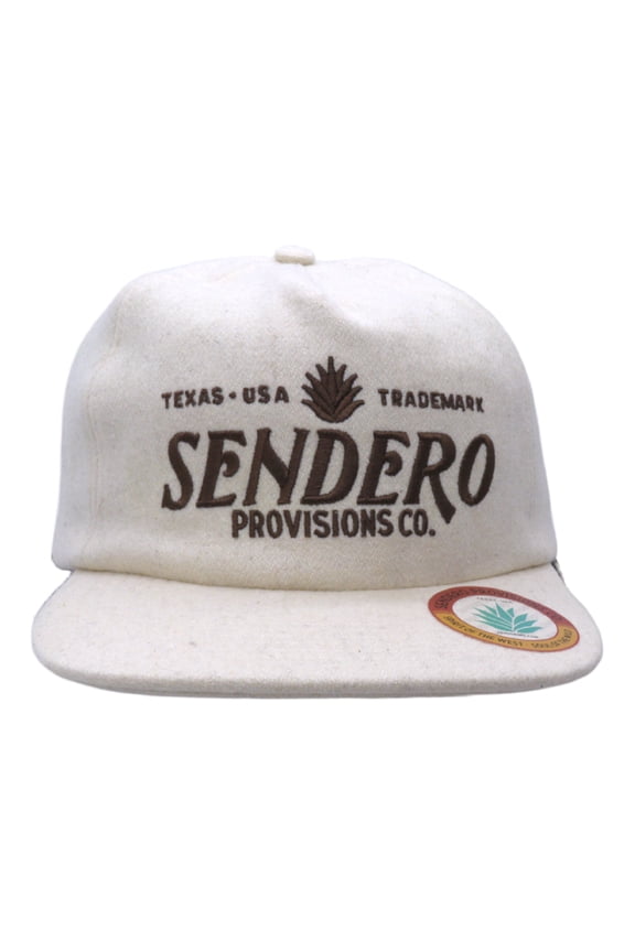 Co .LOGO HAT-felt Cream Adjustable Snapback Hat with Embroidered front, One Size - Structured 5-Panel Trucker Hat for Men & Women