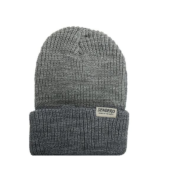 Sendero Provisions Co. Light Grey Outdoor Vintage Cuffed Beanie for Men & Women