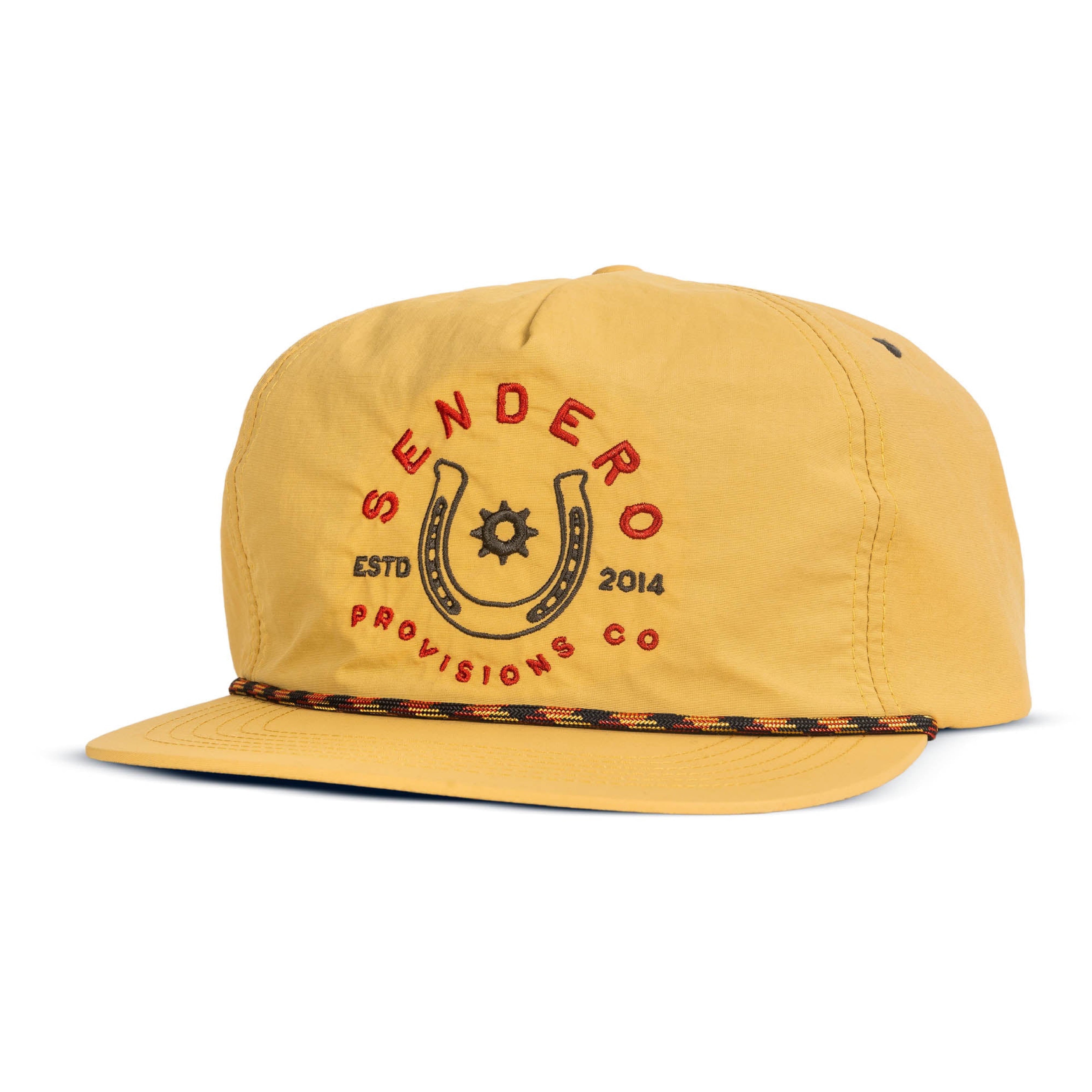 Sendero Provisions yellow golden nylon hat Sendero Provisions Co. Guitar Repair Hat - Yellow | Baseball  main image 4