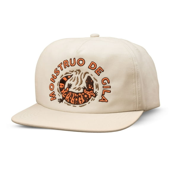 Sendero Provisions Co. Outdoor Snapback Hat with Gila Monster Woven Patch (Offwhite)