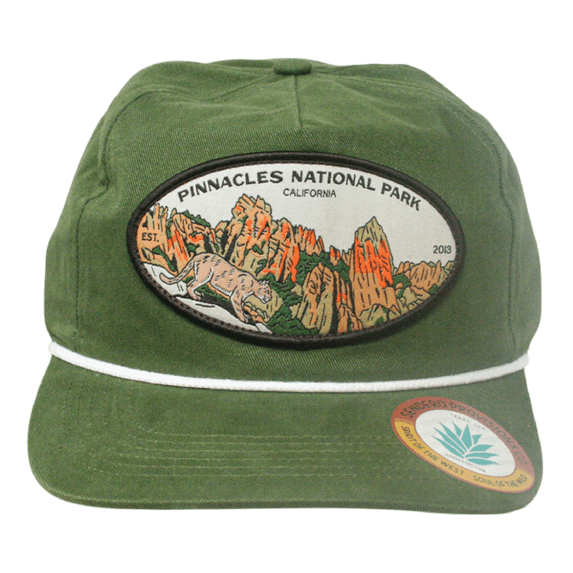 Sendero Provisions Co. Outdoor Snapback Hat with Pinnacles National Park Woven Patch