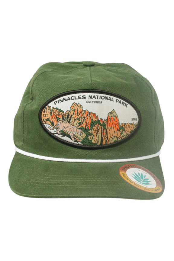 Co. Outdoor Snapback Hat with Pinnacles National Park Woven Patch