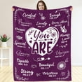 thumbnail image 1 of Sending Big Hugs Blanket, Christmas, Xmas, Birthday Gifts for Women - Friendship for Mom Women Female, Big Hug Blanket with Inspirational Words Gifts for Bestie Friend Sister Wife Female, 1 of 5