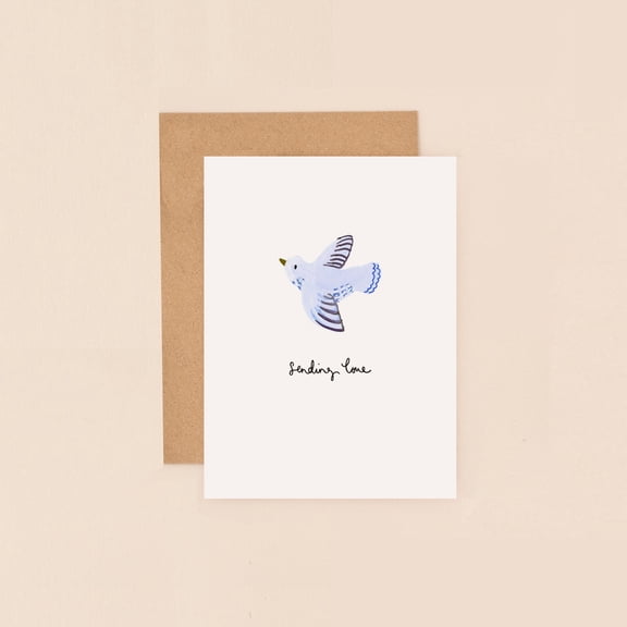 Sending Love Greeting Card