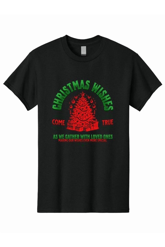 Sending Winter Holiday Wishes Seasonal Greetings Festive Apparel Unisex T-Shirt, up to Size 5XL