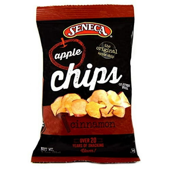 Seneca Cinnamon Apple Chips - 2.5 oz. bag, 12 per case