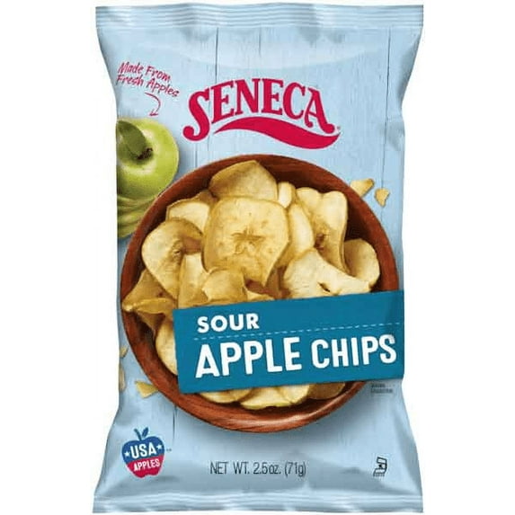 Seneca Foods Crispy Sour Apple Chips, 6-Pack 2.5 oz. Bags