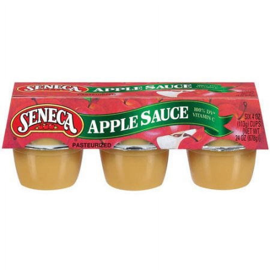 Seneca Original 4 Oz Apple Sauce 6 Ct Carded Pk (Pack of 14)