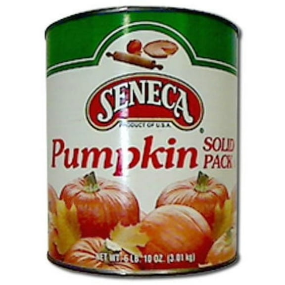 Seneca Pumpkin Solid Can, 106 oz - Case of 6