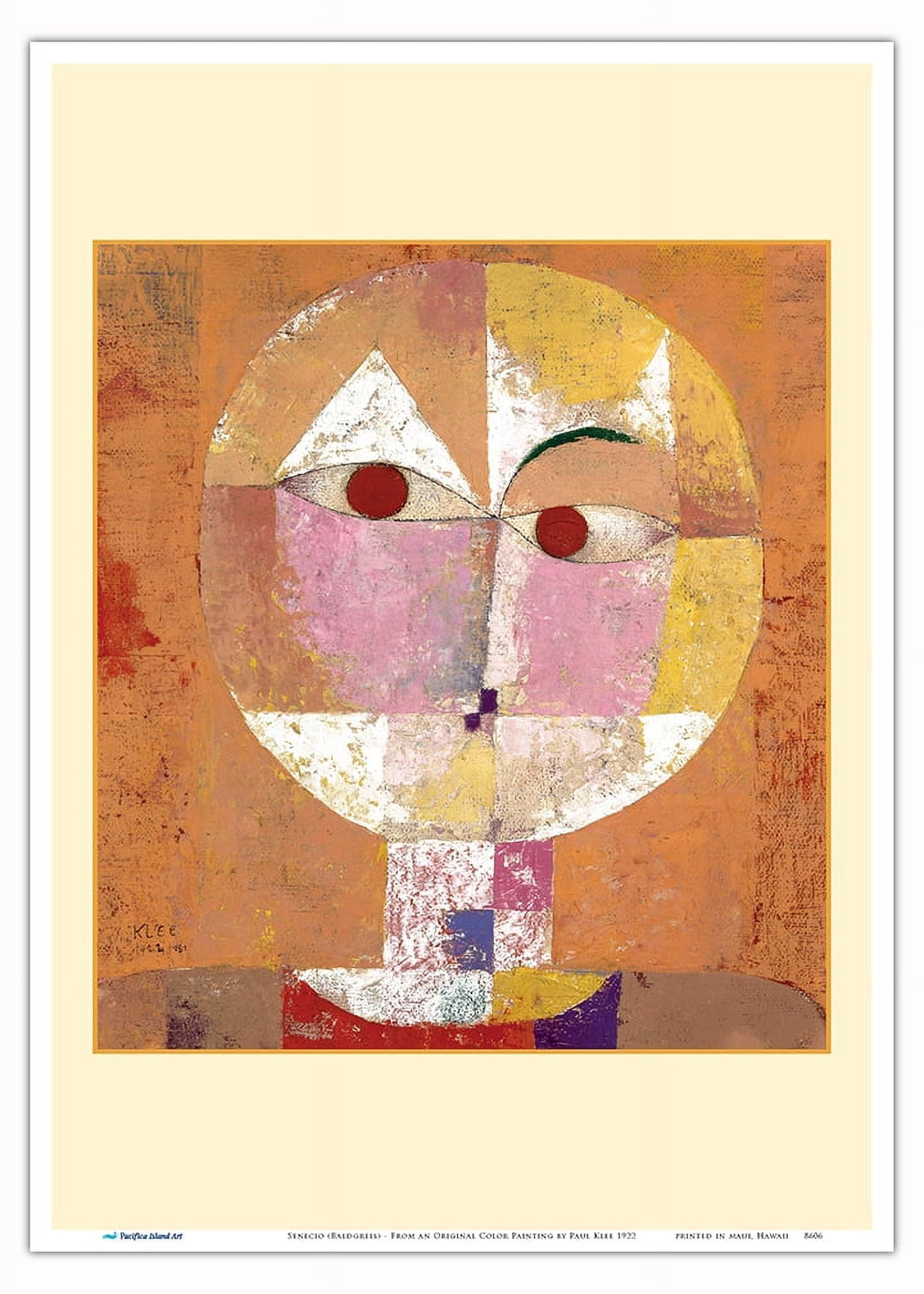 Senecio Painting By Paul Klee