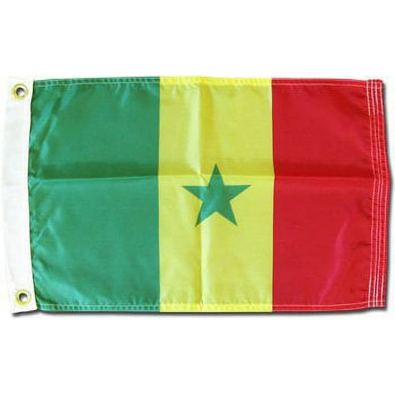 Senegal - 12"X18" Nylon Flag