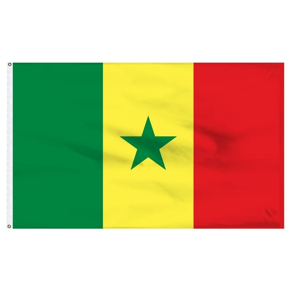 Senegal 4ft x 6ft Nylon Flag