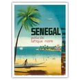 thumbnail image 1 of Senegal Africa - Porte de L’Afrique Noire (Gateway to Sub-Saharan Africa) - Ngor Beach Dakar - Vintage Travel Poster c.1950s - Master Art Print (Unframed) 9in x 12in, 1 of 4