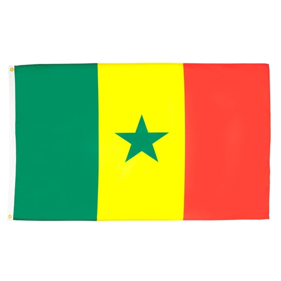 AZ Flag Senegal Flag 3x5 ft Senegalese 100D Polyester 2 Grommets 150x90 cm