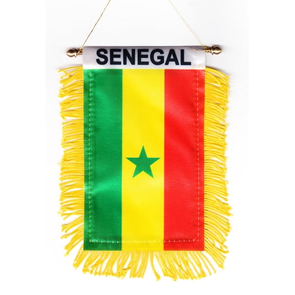 Senegal Window Hanging Flag