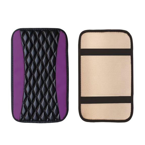 Senfafa Car Center Console Cushion Pad, Universal Leather Waterproof Armrest Seat Box Cover Protector, Suitable for Most Vehicles, SUVs, Trucks, Cars